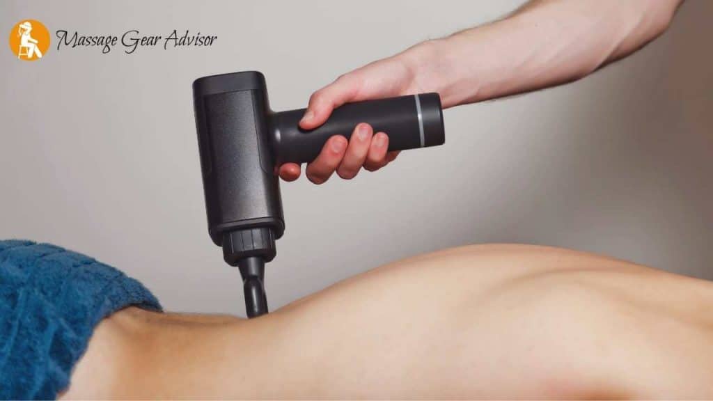 How to use massage gun properly for sciatica?